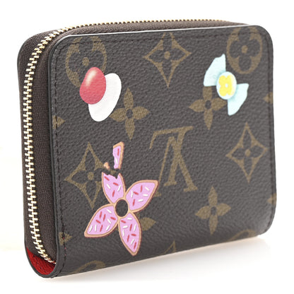 Louis Vuitton Monogram 2024 Christmas Animation Candy Factory Zippy Coin Purse Candy Red 3 of 7