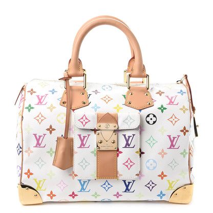 Louis Vuitton Monogram Multicolor Speedy 30 White 1 of 7