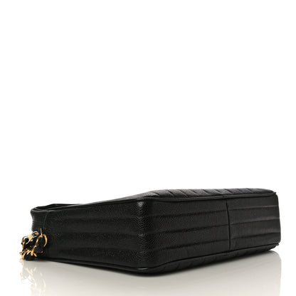 Chanel Caviar Vertical Quilted Camera Bag Black 3 of 8