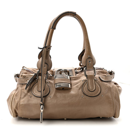 Chloe Calfskin Medium Paddington Satchel Beige 1 of 10