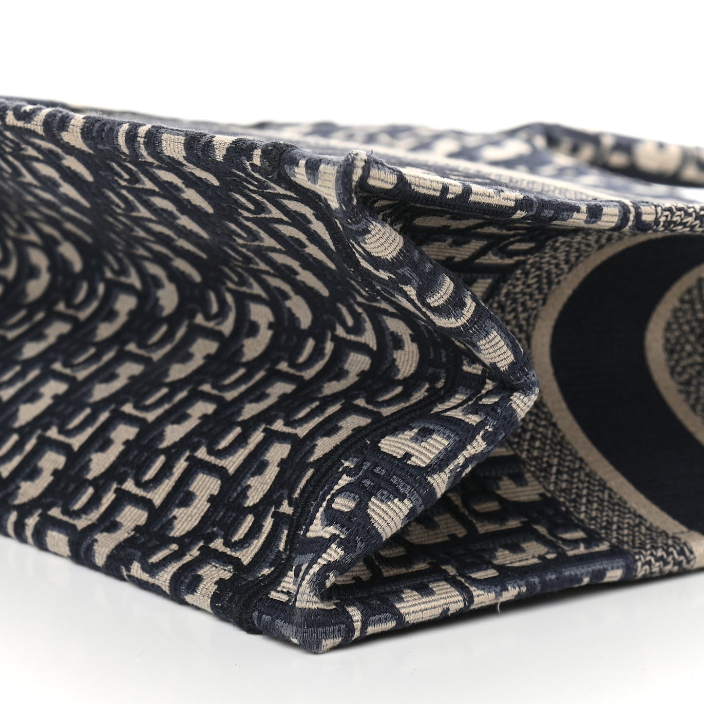 Oblique Medium Book Tote Blue Multicolor