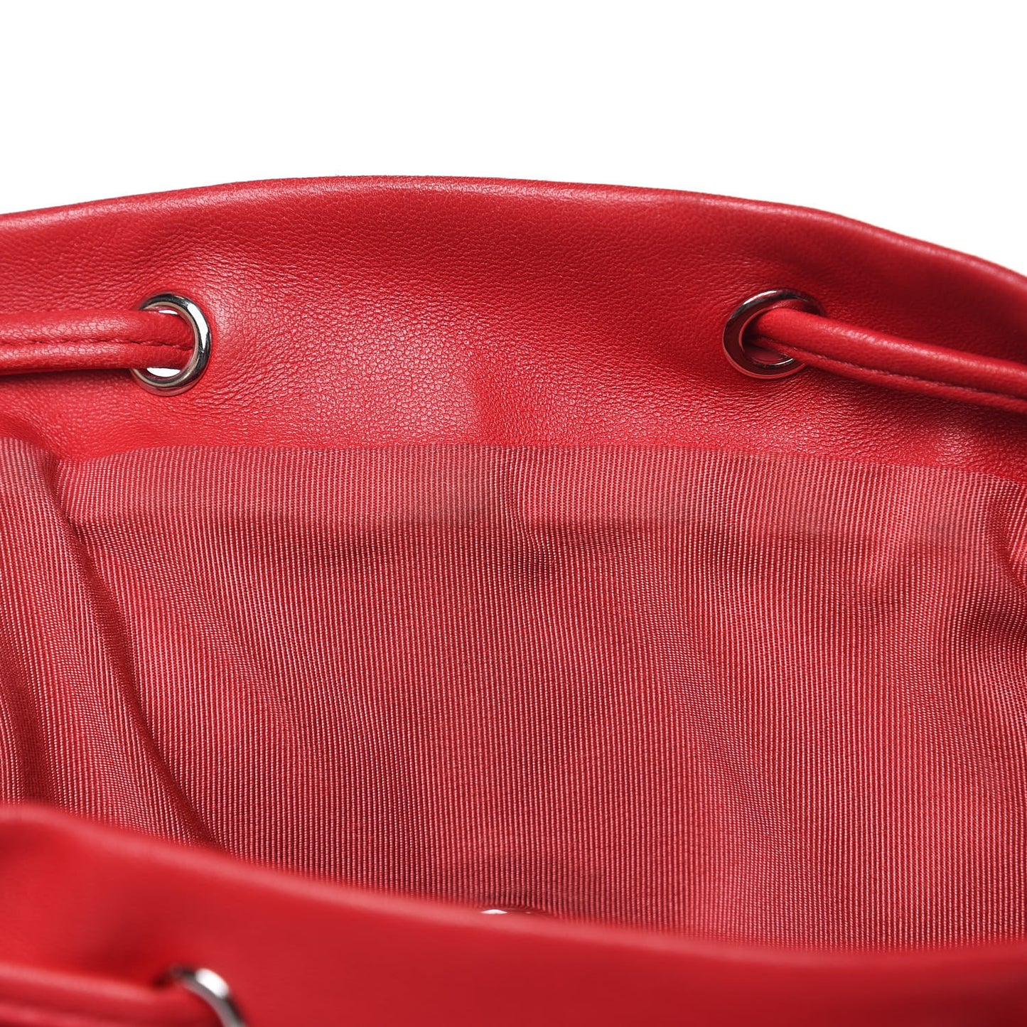 Lambskin Quilted Small Urban Spirit Backpack Red