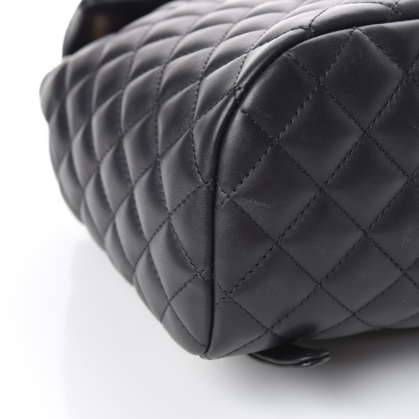 Lambskin Quilted Small Urban Spirit Backpack Black