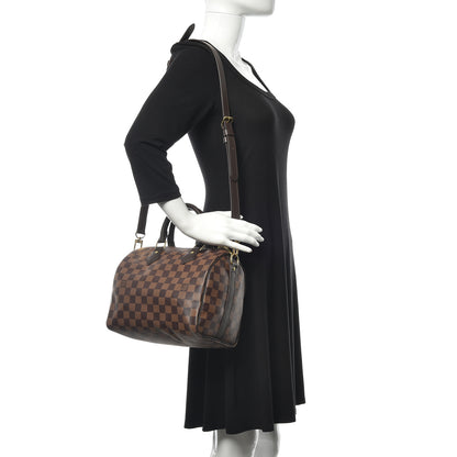 Louis Vuitton Damier Ebene Speedy Bandouliere 25 2 of 11