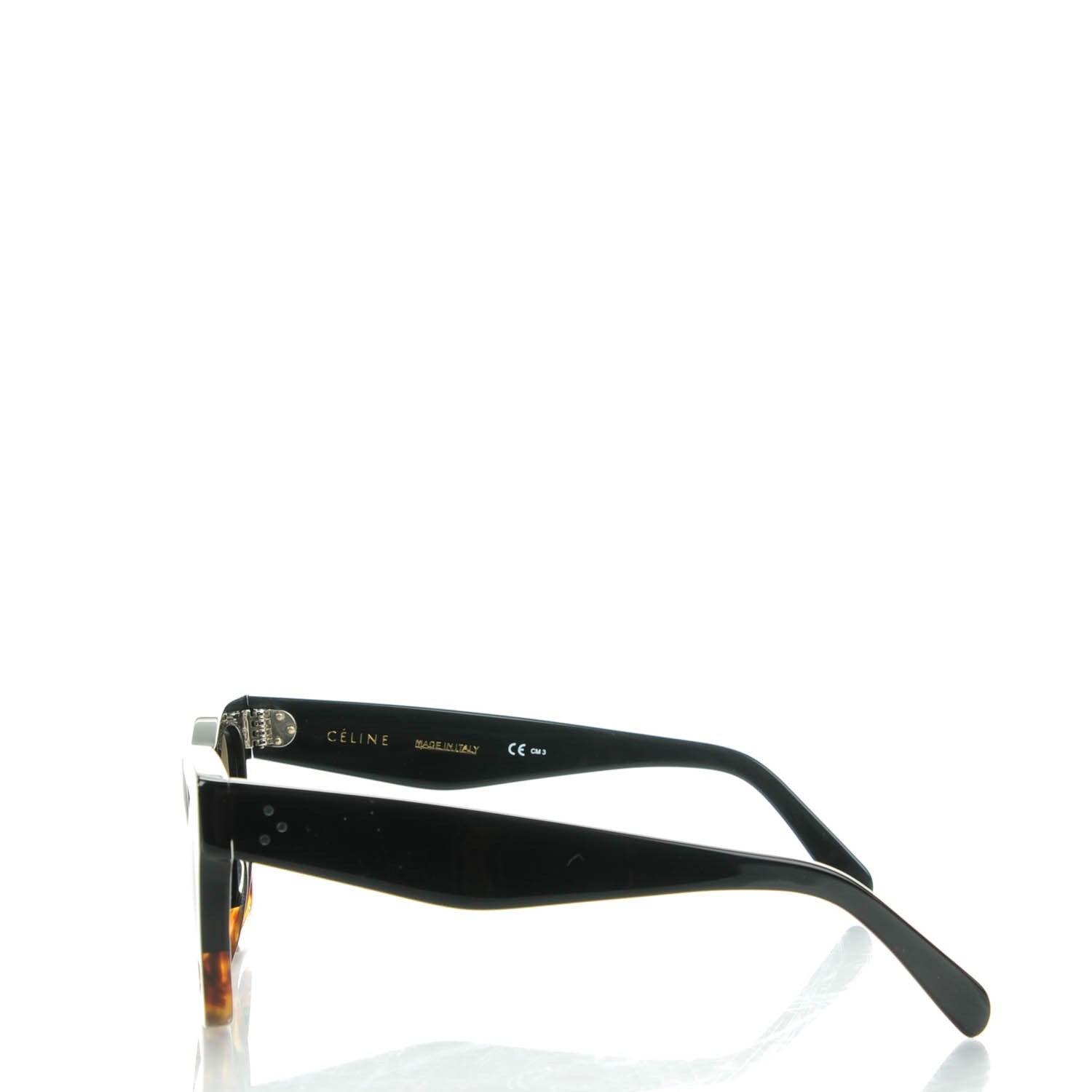 Celine Acetate Catherine Sunglasses CL41089/S Black Havana 2 of 6