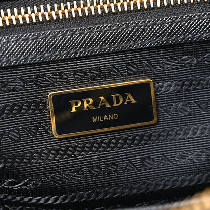 Prada Tessuto Nylon Saffiano Shopping Tote Black 6 of 10