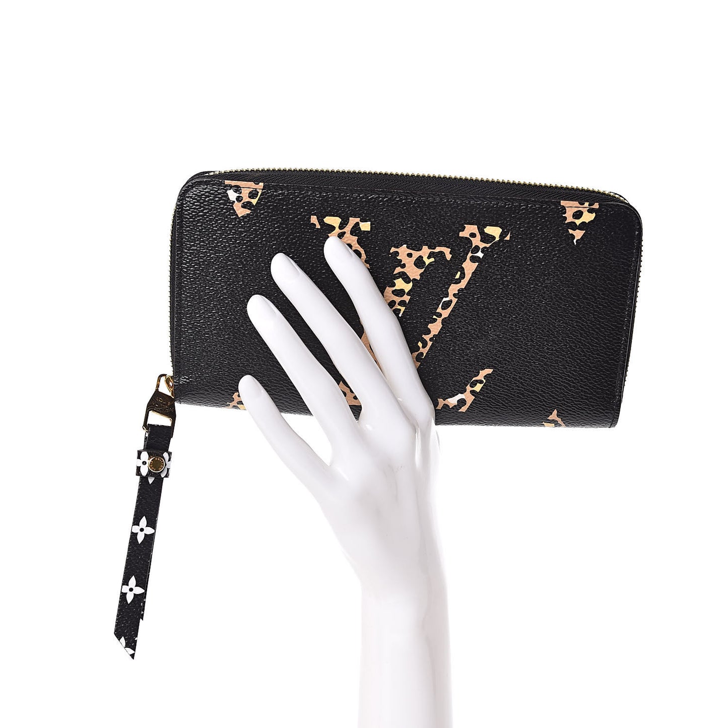 Monogram Giant Jungle Zippy Wallet Black