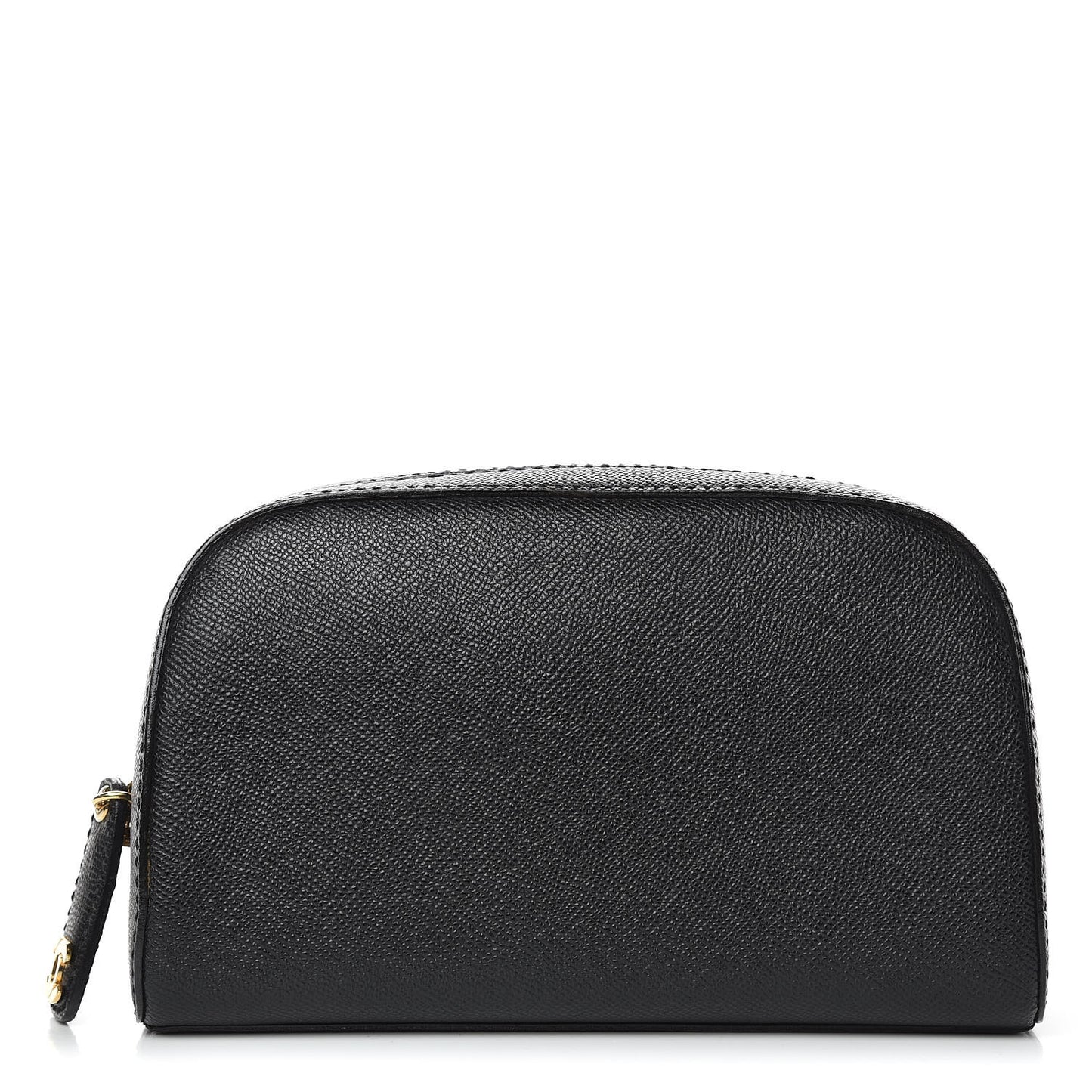Grained Calfskin Toiletry Case Black