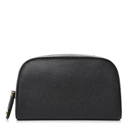 Chanel Grained Calfskin Toiletry Case Black 1 of 9