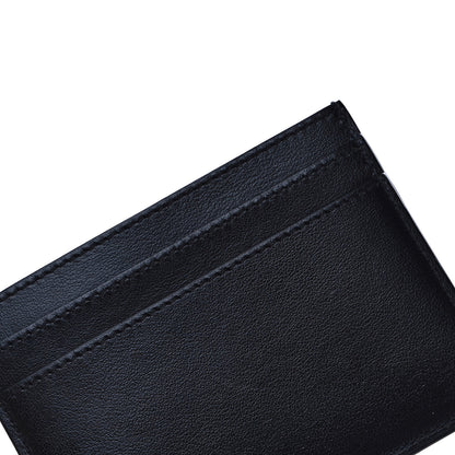 Saint Laurent Calfskin Smoking Forever Patch Credit Card Case Black 9 of 9