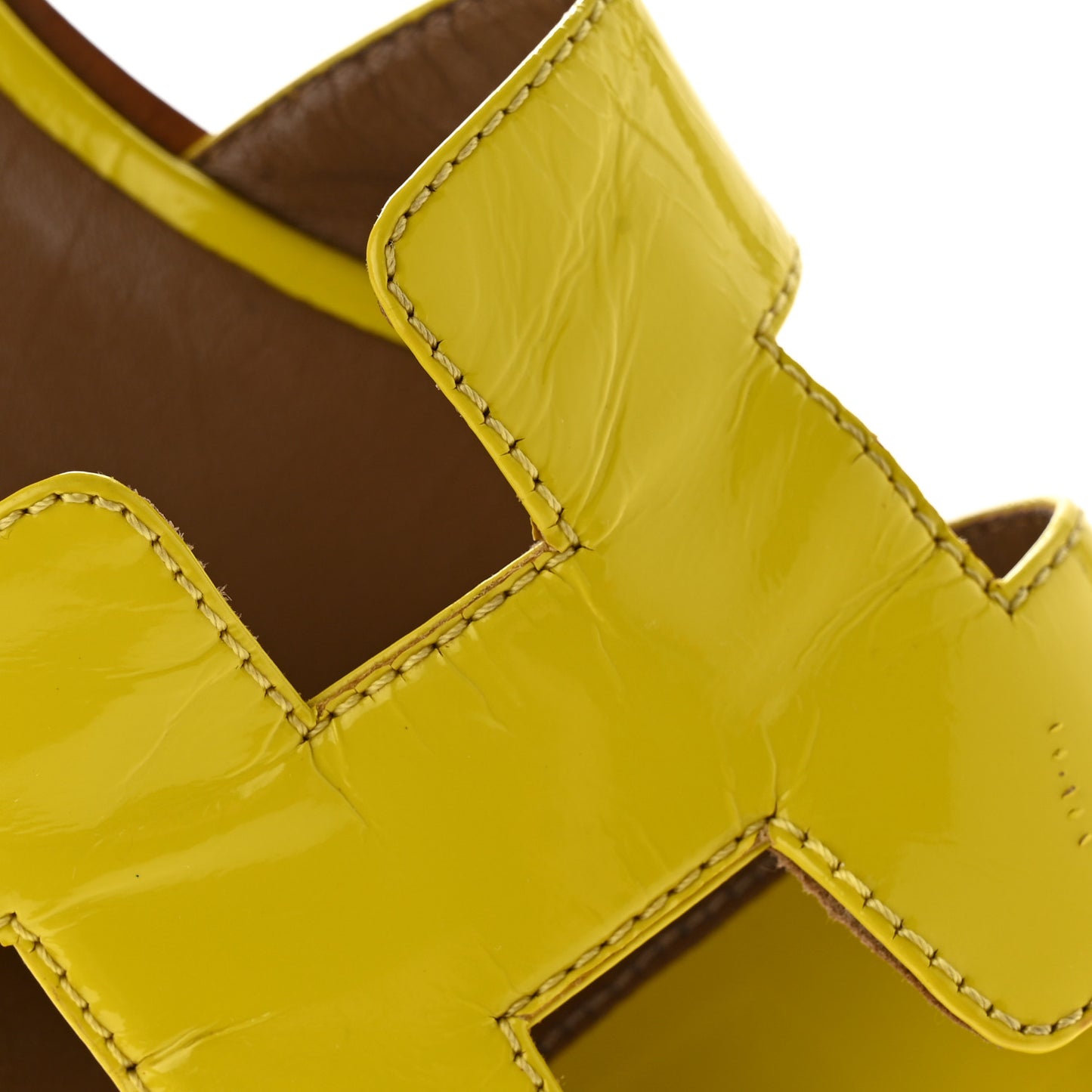 Patent Oran Sandals 39 Paille