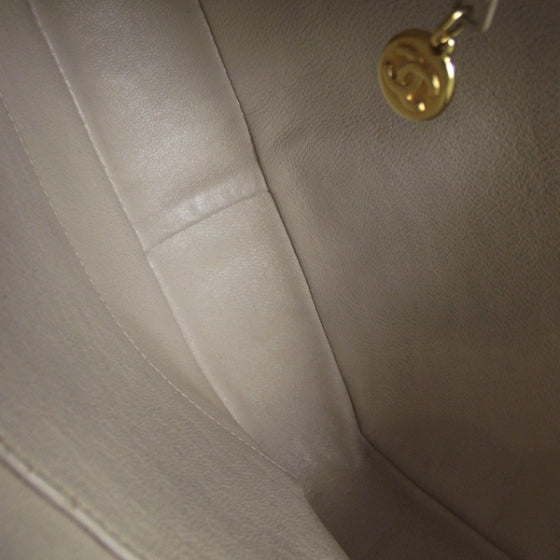 Lambskin Tassel Camera Case Beige