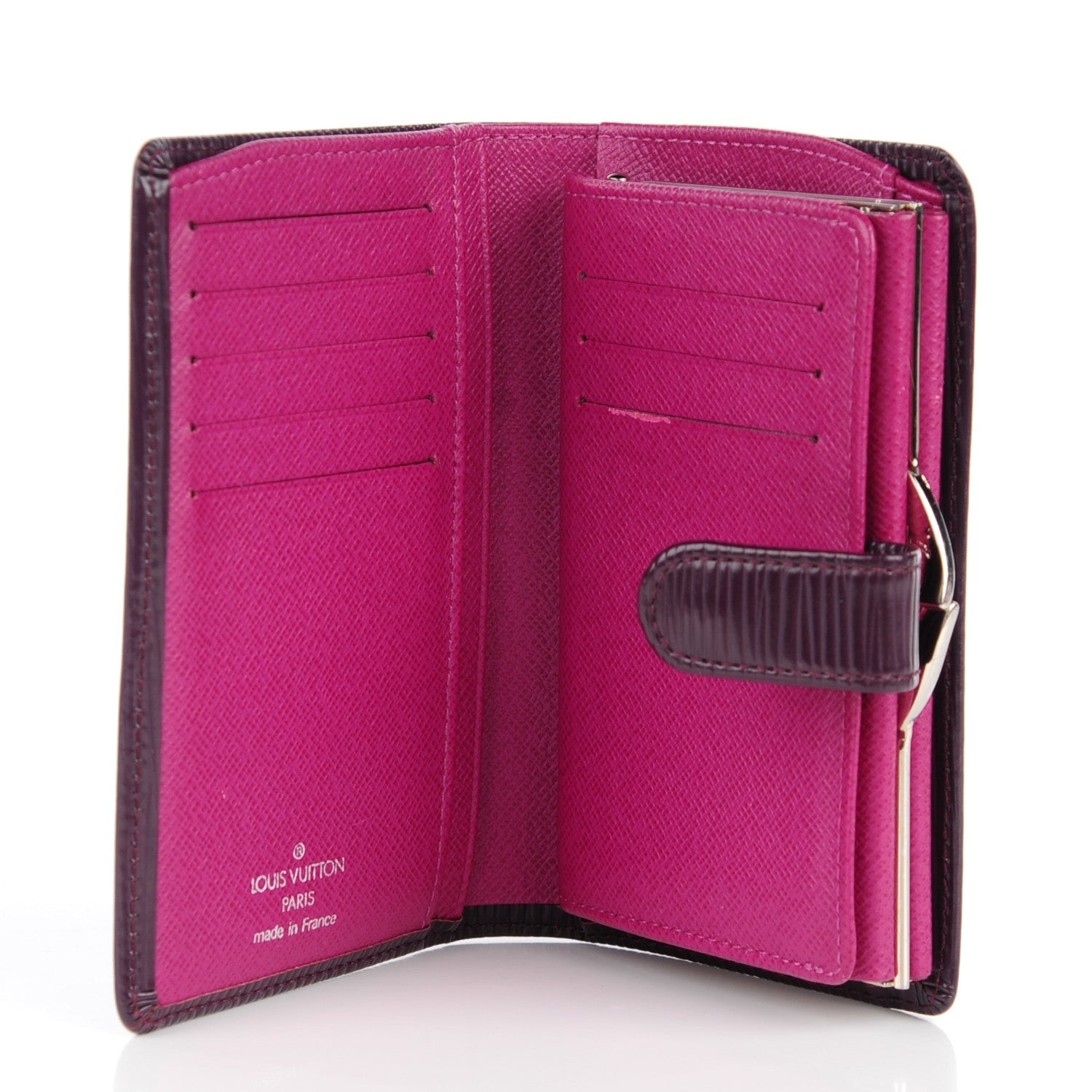 Louis Vuitton Epi French Purse Wallet Cassis 5 of 9