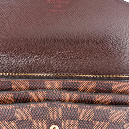 Louis Vuitton Damier Ebene Sarah Wallet NM 7 of 10