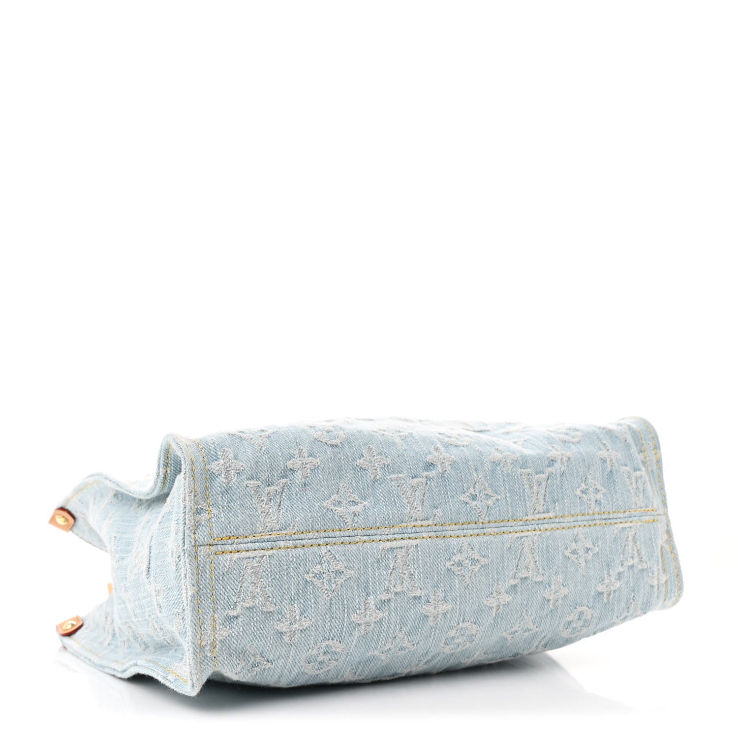 Louis Vuitton Monogram Washed Denim Let Go PM Sky Blue 4 of 9