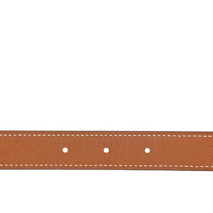 Hermes Swift Epsom 24mm Mini Martelee Constance Belt 80 Black Gold 8 of 8