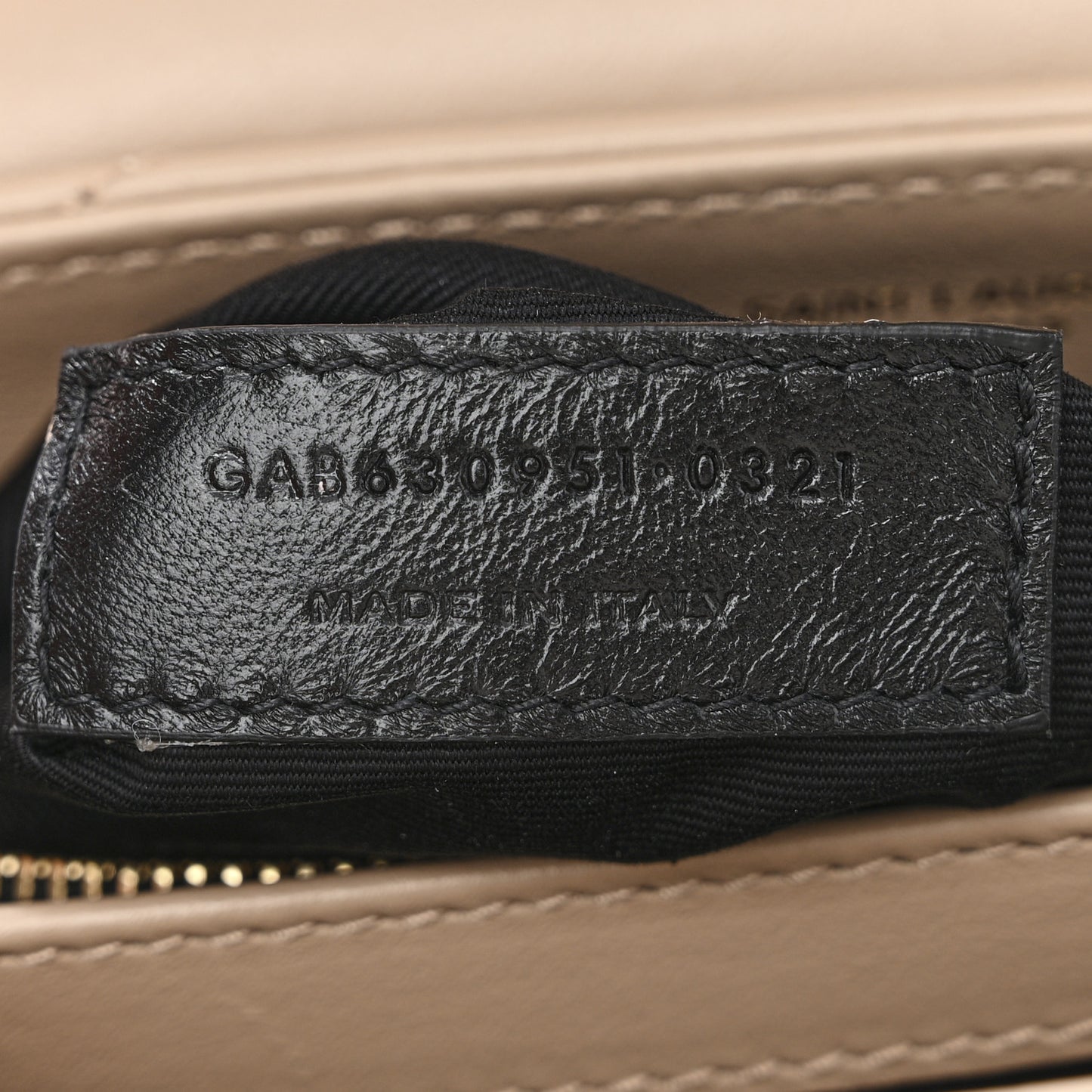 Calfskin Y Quilted Monogram Toy Loulou Crossbody Bag Dark Beige