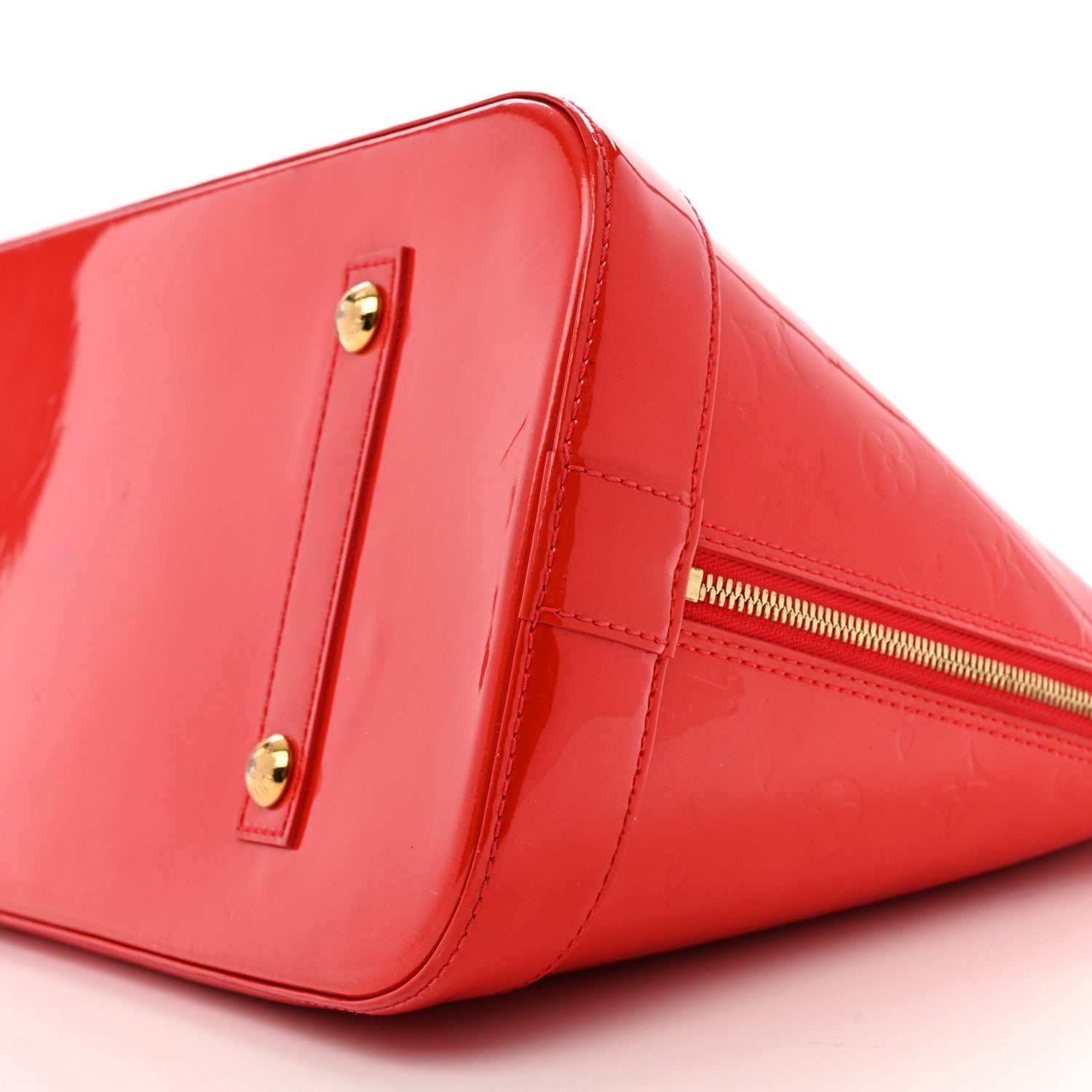 Louis Vuitton Vernis Alma MM Rouge Grenadine 10 of 15