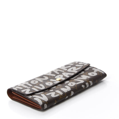 Louis Vuitton Monogram Graffiti Porte-Monnaie Wallet Silver 4 of 7