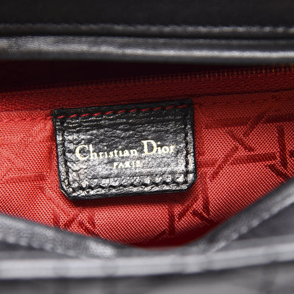 Christian Dior Lambskin Cannage Medium Lady Dior Black 5 of 10