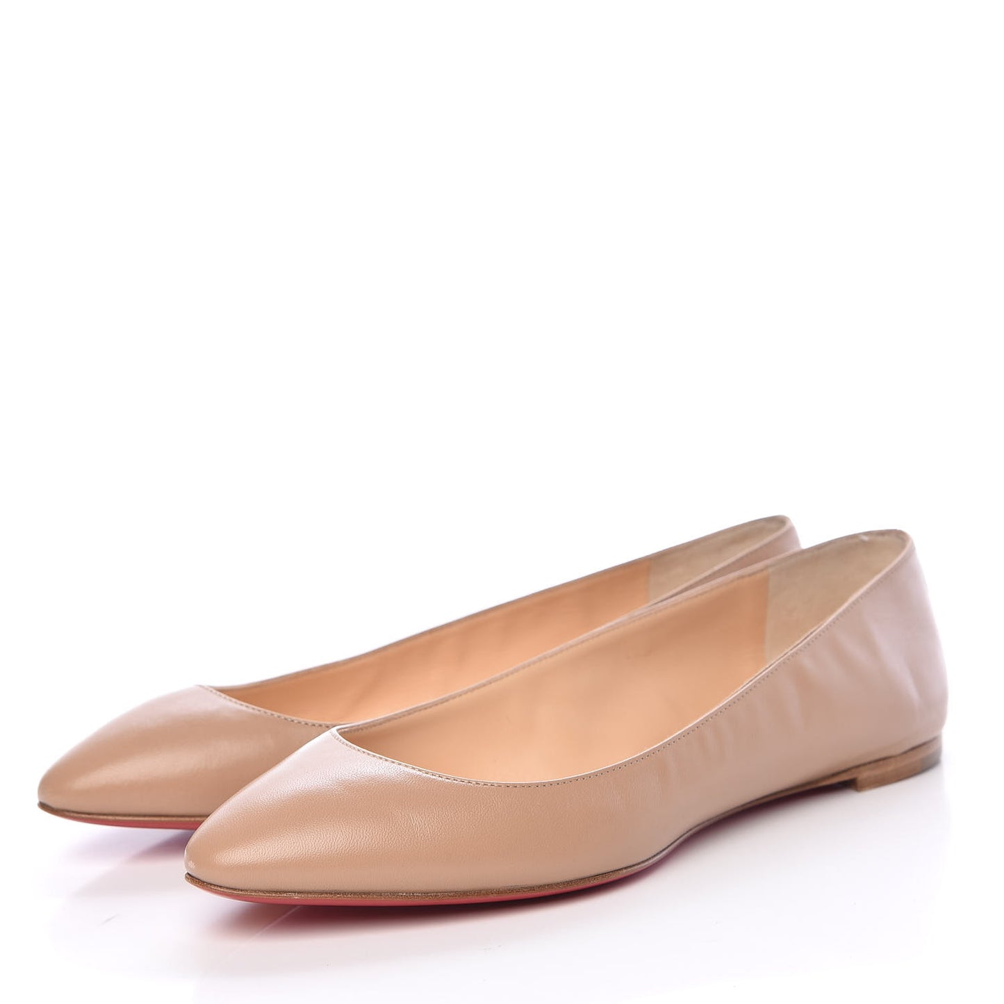 Nappa Eloise Flats 38 Nude