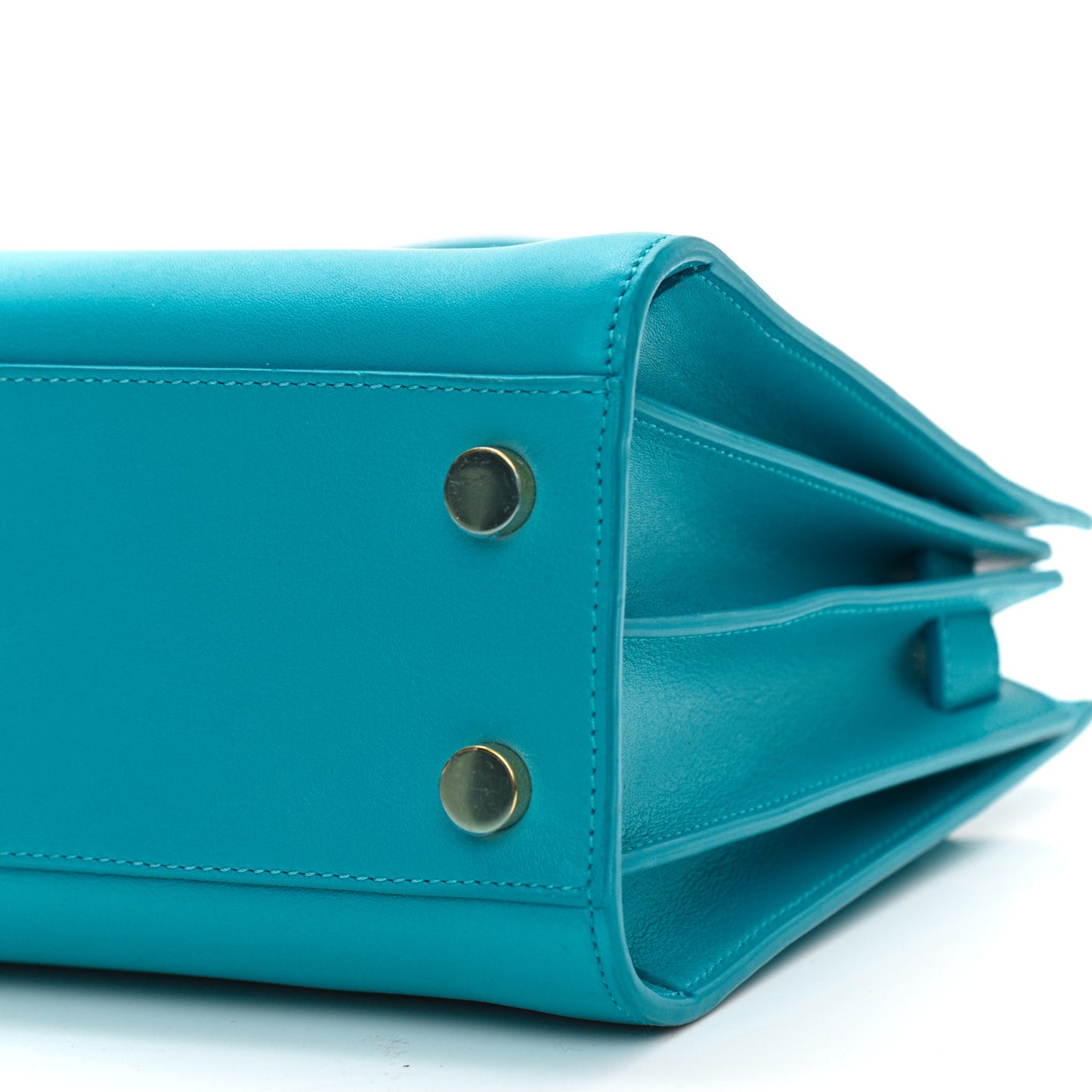 Calfskin Nano Sac De Jour Turquoise