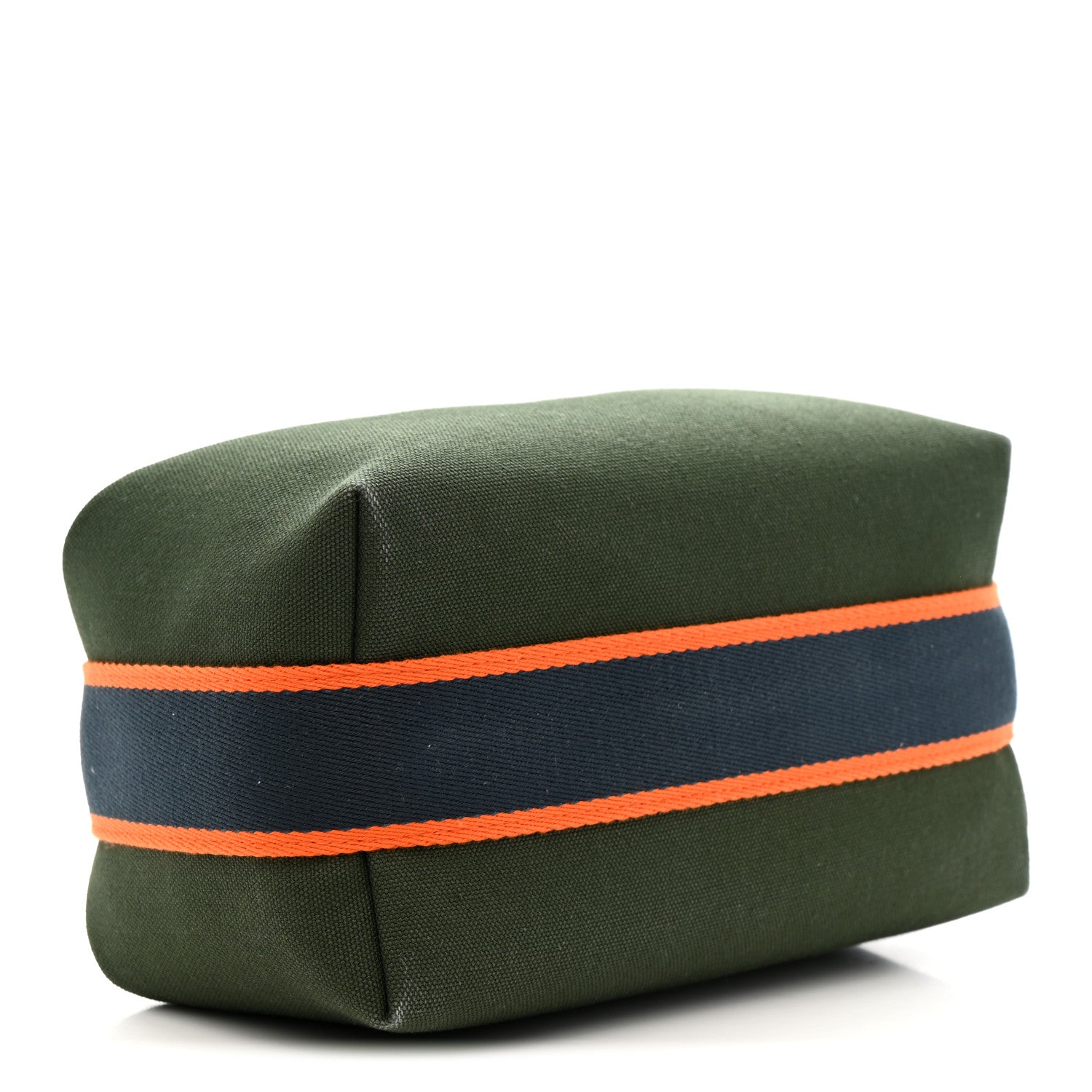 Hermes Canvas Small Bride-A-Brac Pouch Vert Foret 4 of 7