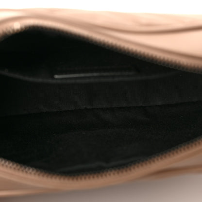 Saint Laurent Calfskin Matelasse Monogram Lou Camera Bag Dark Beige 5 of 8