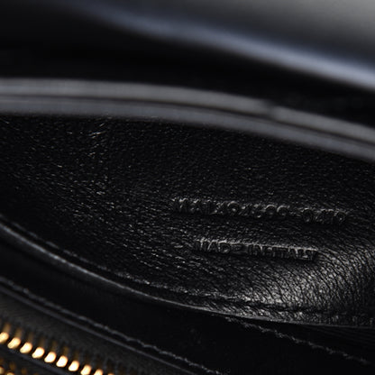 Saint Laurent Calfskin Y Quilted Monogram Small Loulou Chain Satchel Black 6 of 11