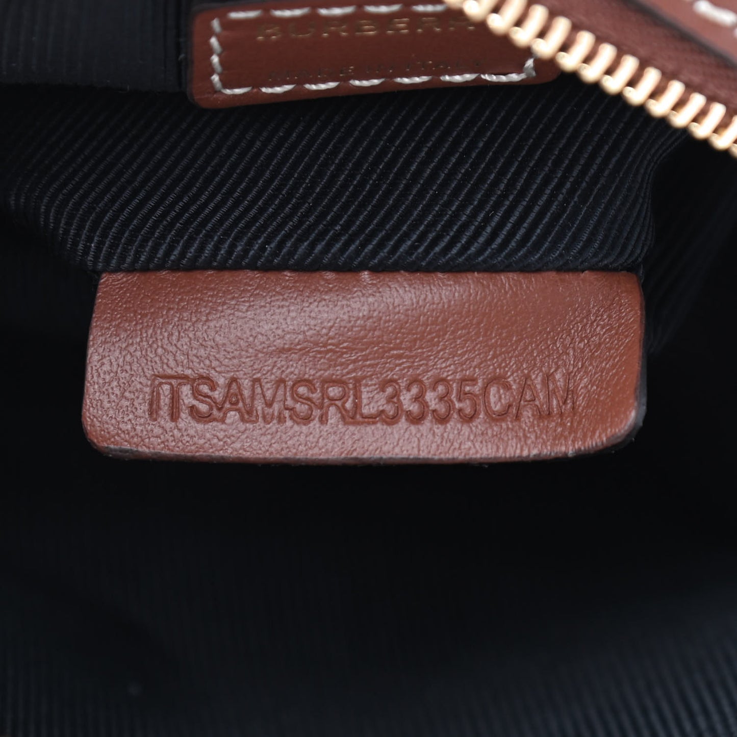 Canvas Calfskin Louise Bag Natural