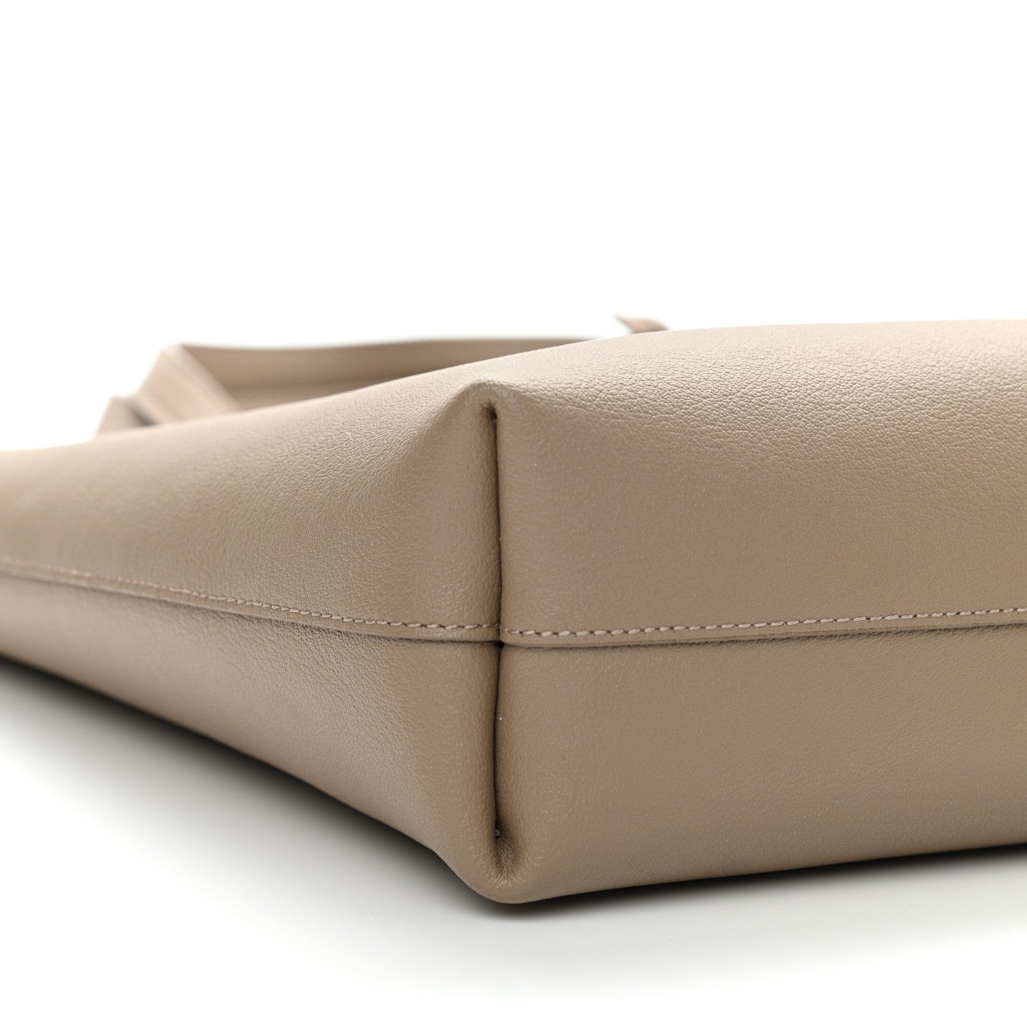 Saint Laurent Calfskin Toy Shopping Tote Golden Sand 9 of 10