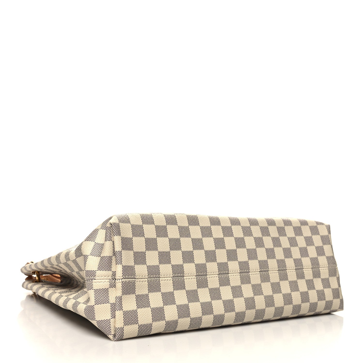 Louis Vuitton Damier Azur Graceful MM Rose Ballerine 4 of 11