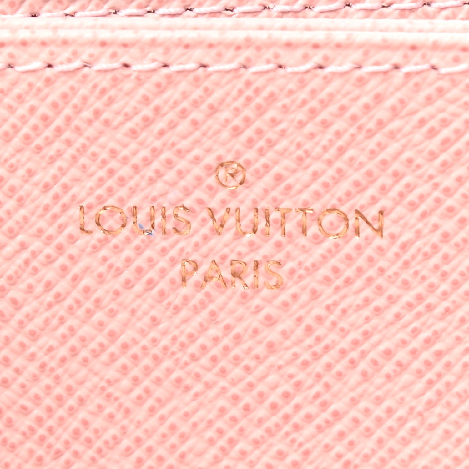 Louis Vuitton Damier Ebene Zippy Wallet Rose Ballerine 6 of 7