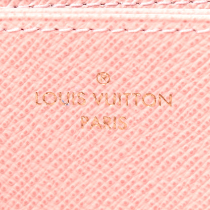 Louis Vuitton Damier Ebene Zippy Wallet Rose Ballerine 6 of 7