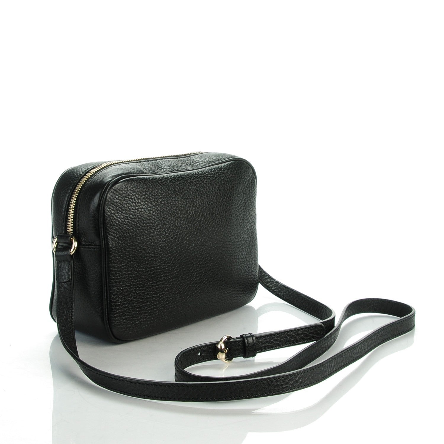 Gucci Pebbled Calfskin Small Soho Disco Bag Black 3 of 7