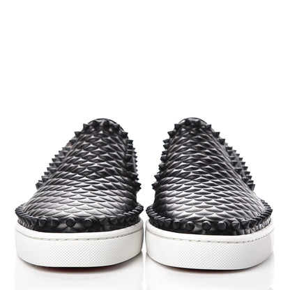 Christian Louboutin Nappa Scallop Pik Boat Flat 40 Black 2 of 10