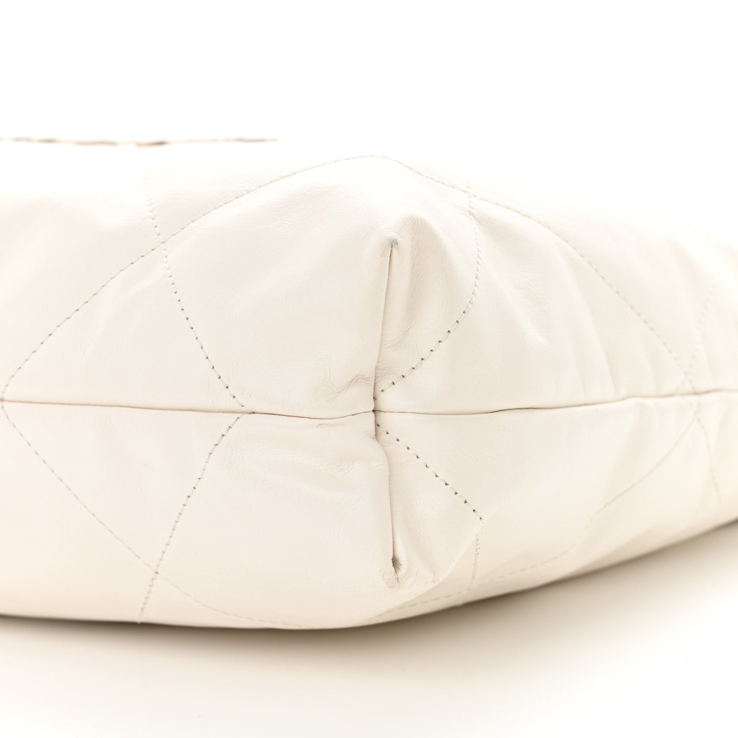 Chanel Shiny Calfskin Quilted Small Chanel 22 White 11 of 11
