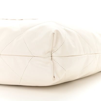Chanel Shiny Calfskin Quilted Small Chanel 22 White 11 of 11