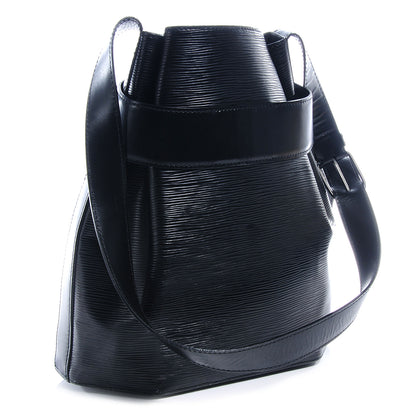 Louis Vuitton Epi Sac D'Epaule Black 3 of 6