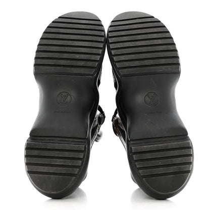 Louis Vuitton Calfskin Patent Monogram LV Archlight Sneakers 41 Black 5 of 9