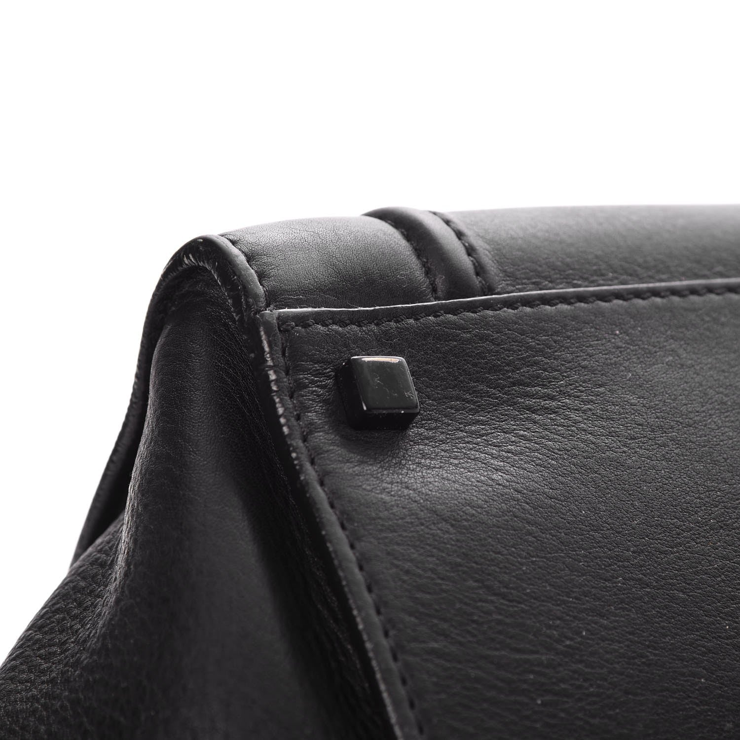 Celine Supple Calfskin Medium Phantom Luggage Black 8 of 15