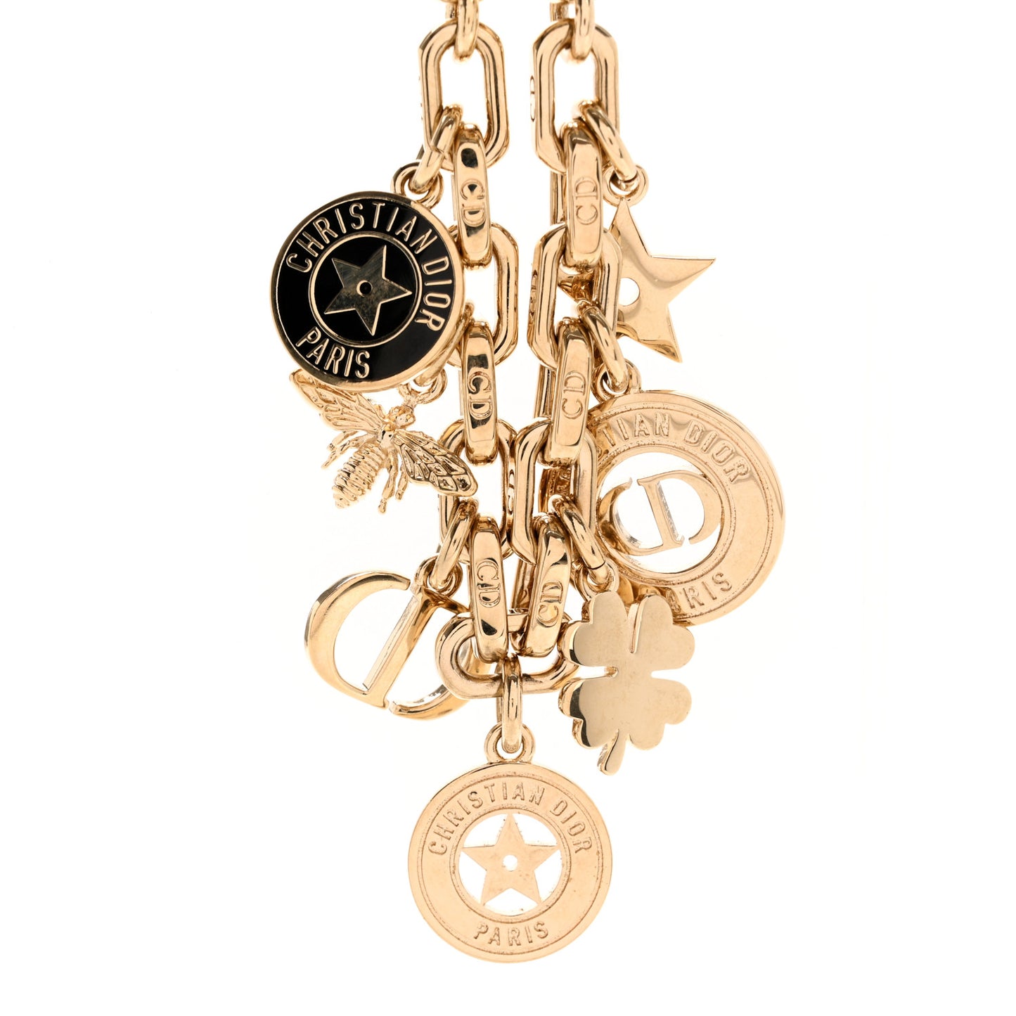 Lacquer 30 Montaigne Bag Charm Gold