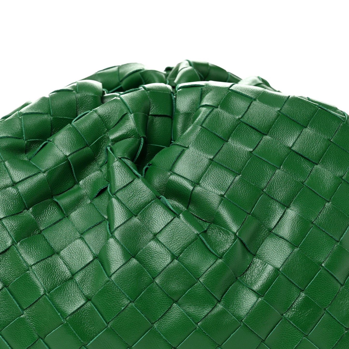Nappa Maxi Intrecciato The Pouch Oversized Clutch Raintree