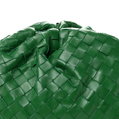 Bottega Veneta Nappa Maxi Intrecciato The Pouch Oversized Clutch Raintree 8 of 10