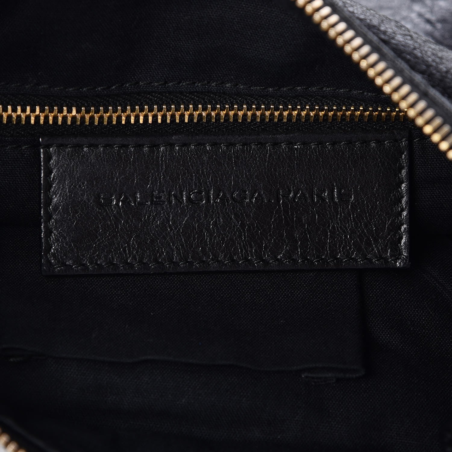 Balenciaga Agneau Giant 12 Gold Hardware Flat Crossbody Black 8 of 13