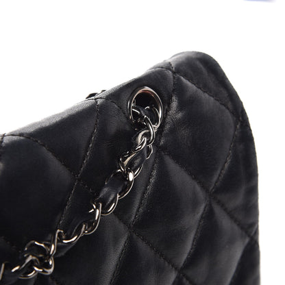 Chanel Lambskin Quilted Maxi 3 Flap Black 10 of 10