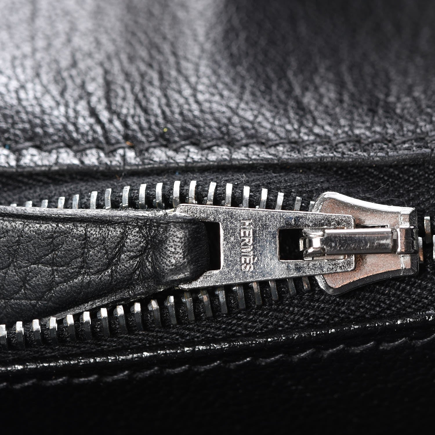 Hermes Taurillon Clemence Birkin 40 Black 12 of 31
