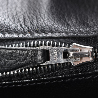 Hermes Taurillon Clemence Birkin 40 Black 12 of 31