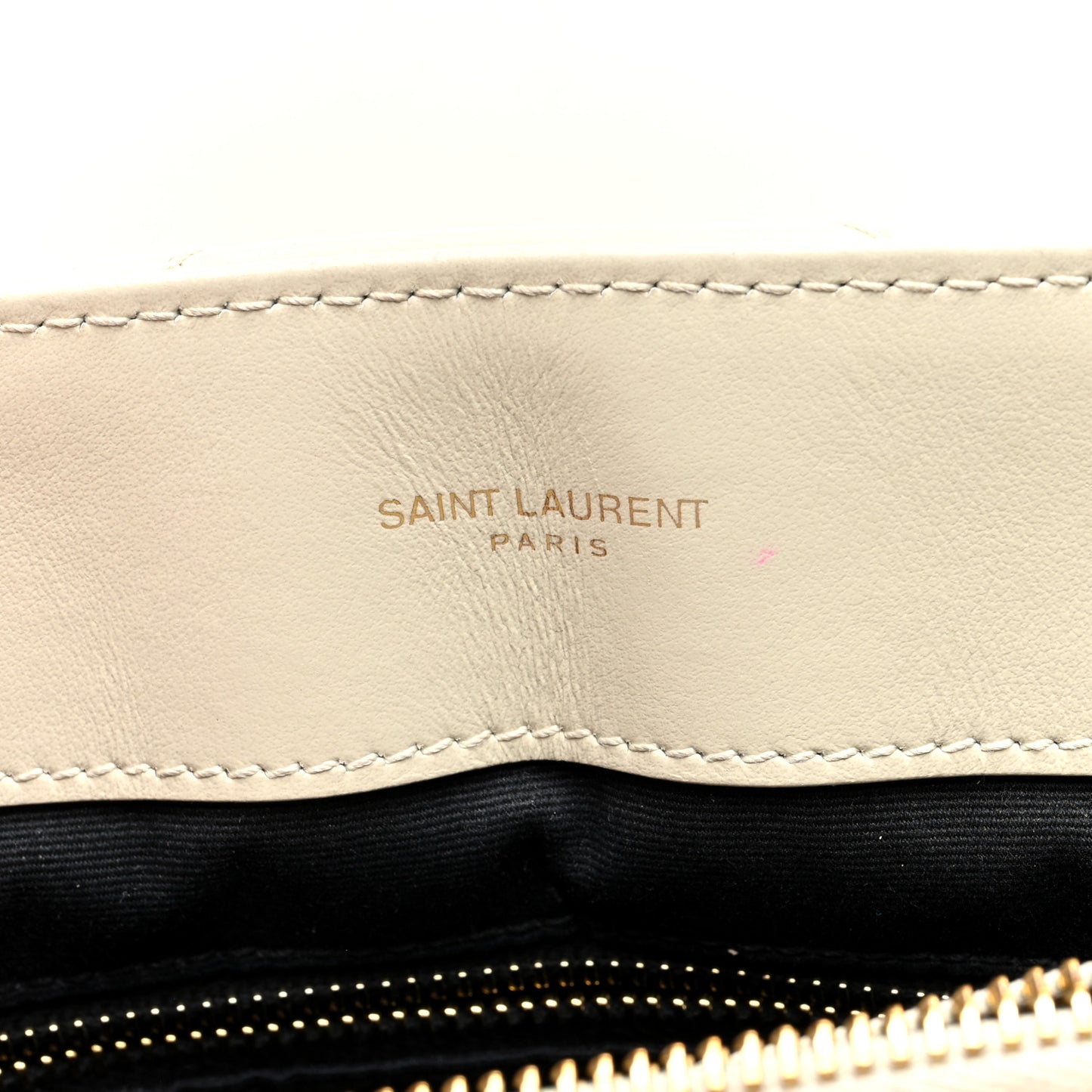 Calfskin Y Quilted Monogram Medium Loulou Chain Satchel Crema Soft