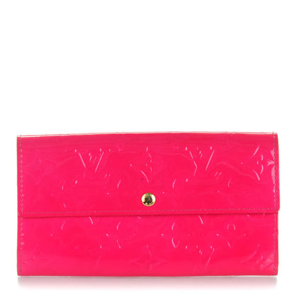 Louis Vuitton Vernis Sarah Wallet Rose Pop 1 of 9